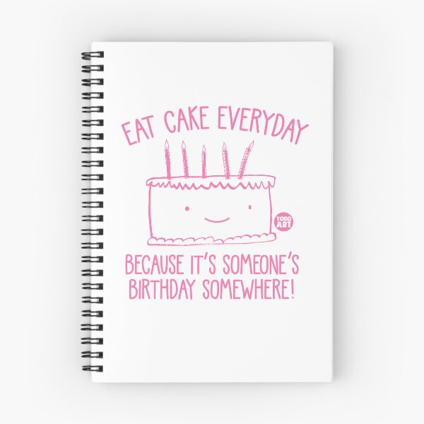 Item preview, EAT CAKE EVERYDAY STICKER  designed and sold by TODD GOLDMAN.