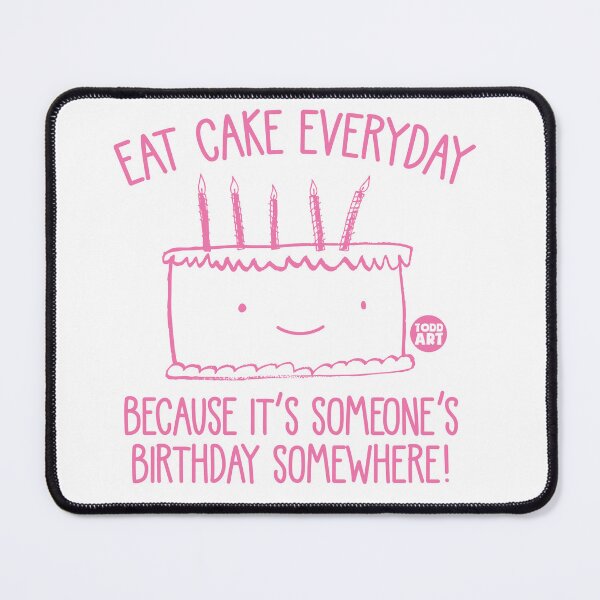 Item preview, EAT CAKE EVERYDAY STICKER designed and sold by TODD GOLDMAN.