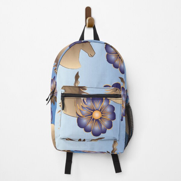 Item preview, Unicorns among the blue flowers designed and sold by Tomacchia.