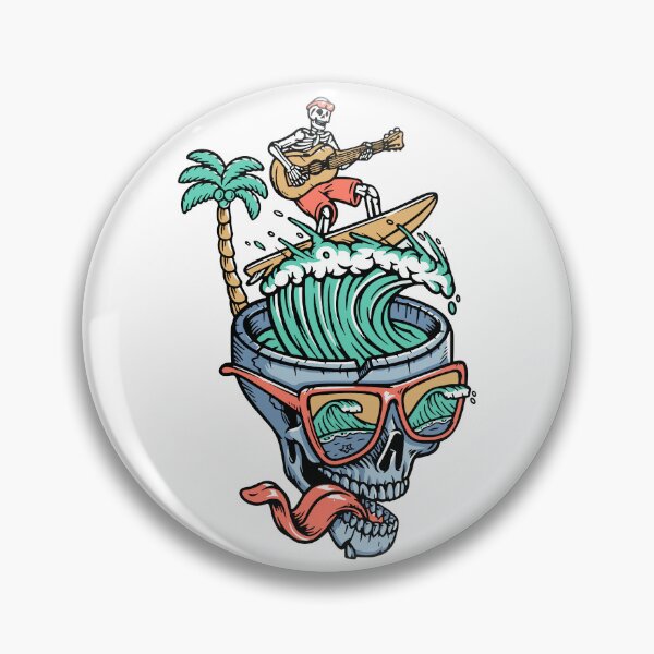 Item preview, Skull Serenade: Shredding Waves on the Island of the Damned designed and sold by The  Qash.