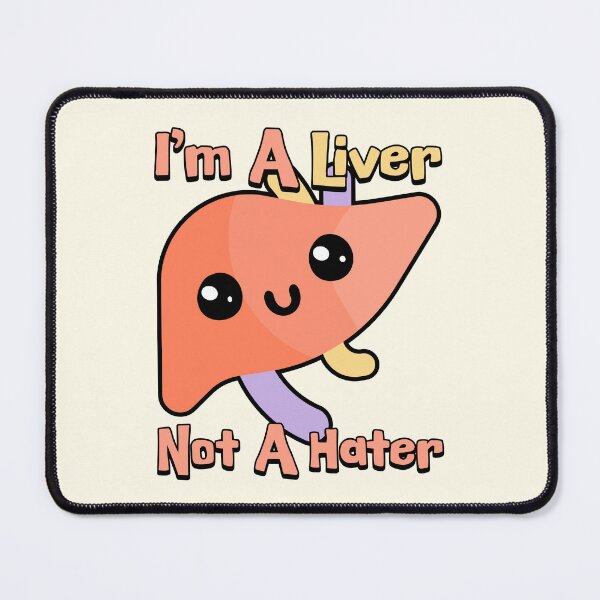 Item preview, I'm A Liver Not A Hater! Anatomy Puns designed and sold by PMCreative.