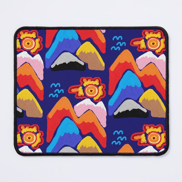Item preview, a mountainous landscape, oil paint designed and sold by zzzozzo.