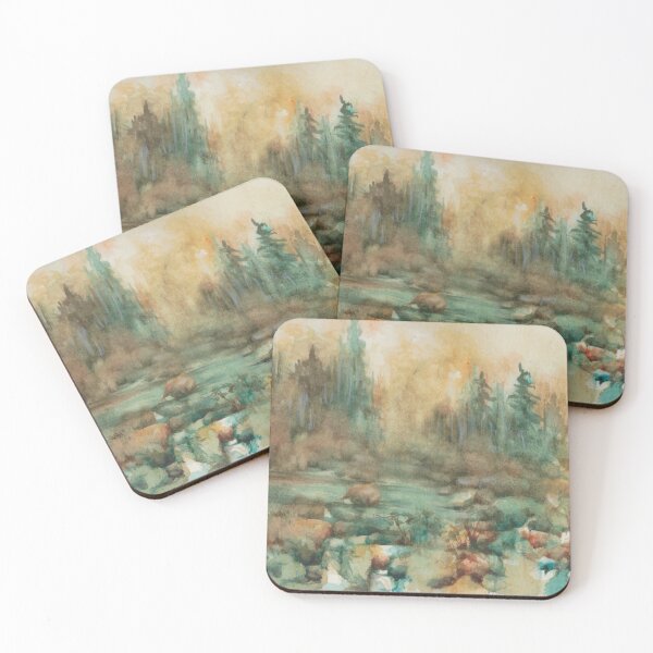 Item preview, Watercolor Landscape Painting - original by Krista Robertson designed and sold by Krista Robertson.