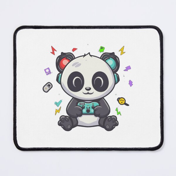 Item preview, Gaming panda designed and sold by StickerStyleHub.