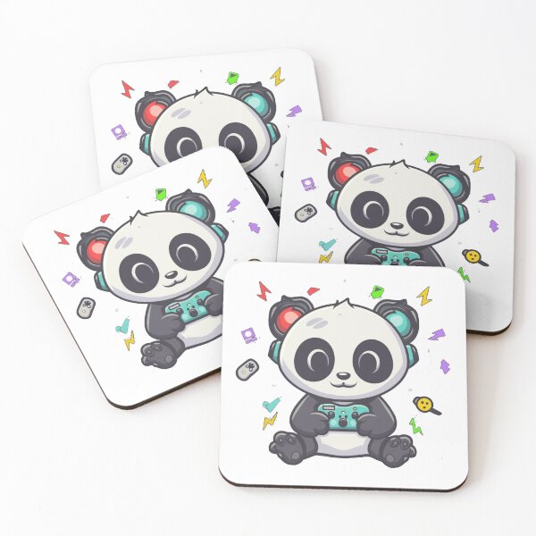 Item preview, Gaming panda designed and sold by StickerStyleHub.