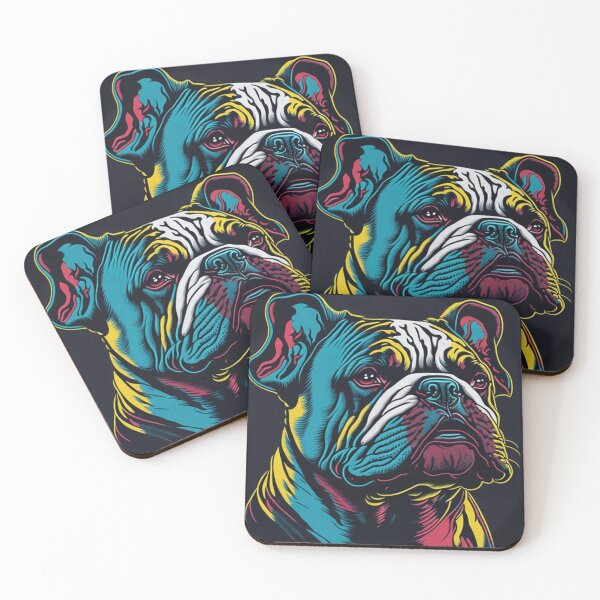 Item preview, Colorful Abstract Art Dog designed and sold by FTS-Studio.