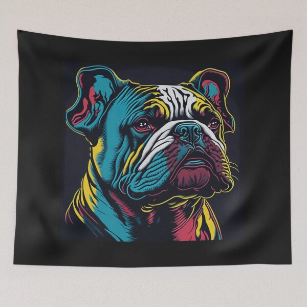 Item preview, Colorful Abstract Art Dog designed and sold by FTS-Studio.