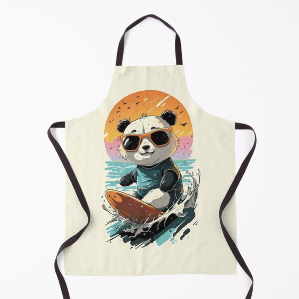 Item preview, Stylish Panda Bear: Surfing the Wave designed and sold by TiendaImpala.