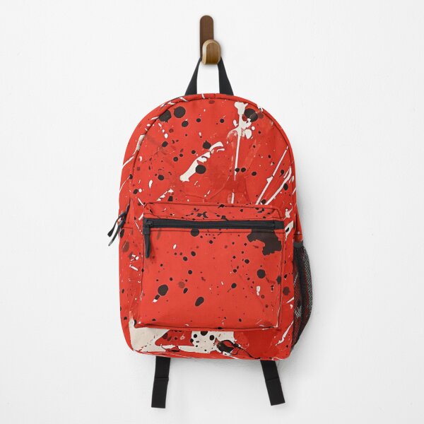 Item preview, Tiled Red Paint Splatter Pattern designed and sold by dcrc.