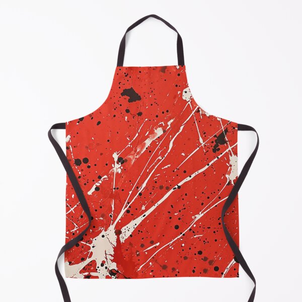 Item preview, Tiled Red Paint Splatter Pattern designed and sold by dcrc.