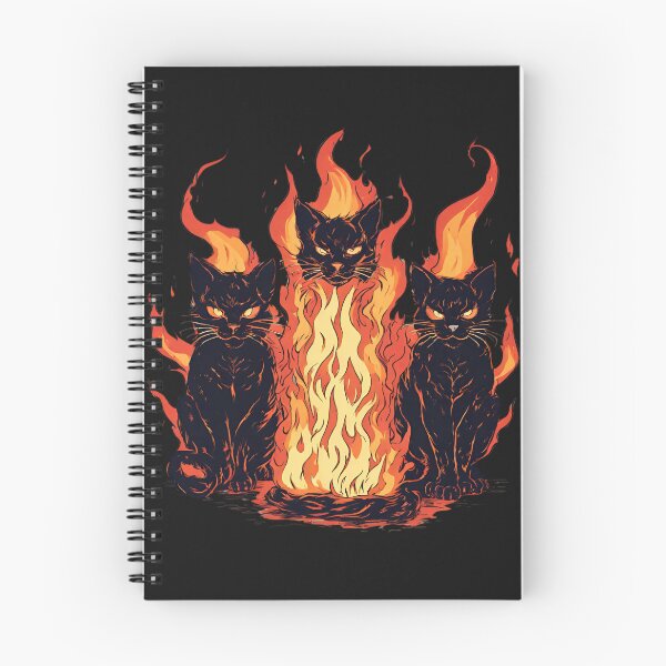 Item preview, Black Cats Fire Demons designed and sold by Tomasz C.