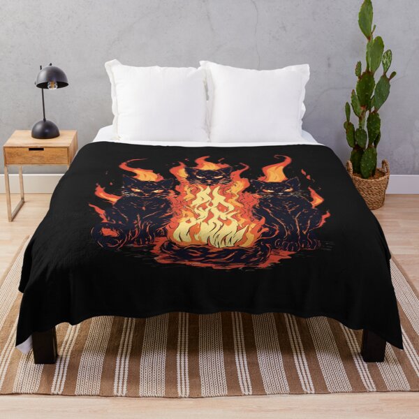 Item preview, Black Cats Fire Demons designed and sold by Tomasz C.