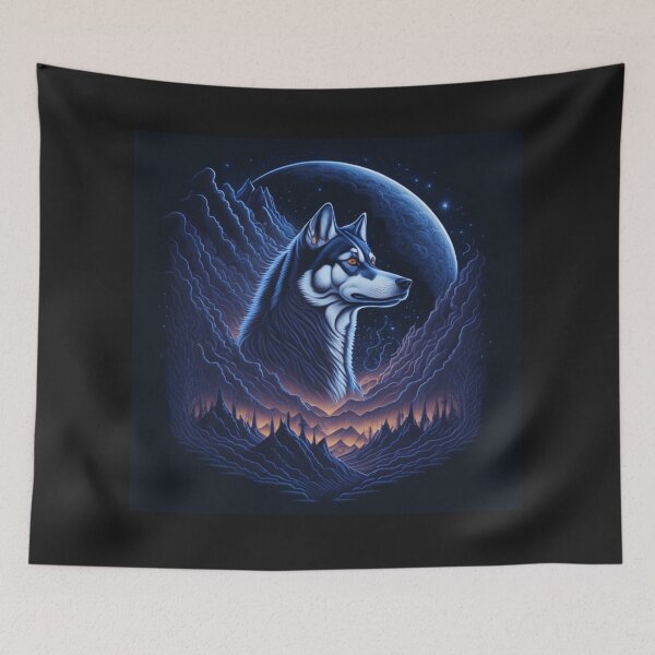 Item preview, Colorful Abstract Art Dog designed and sold by FTS-Studio.