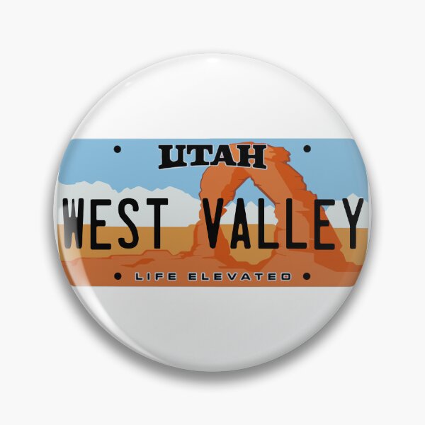Item preview, West Valley Utah License Plate designed and sold by Decal Mania.