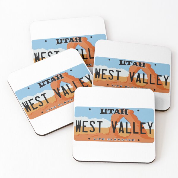 Item preview, West Valley Utah License Plate designed and sold by Decal Mania.