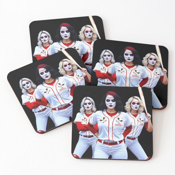 Item preview, Ghouls - Female Baseball Team designed and sold by FatCatStudios.
