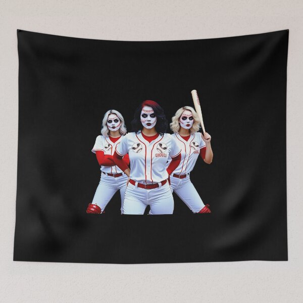 Artikelvorschau, Ghouls – Weibliches Baseballteam entworfen und verkauft von FatCatStudios.