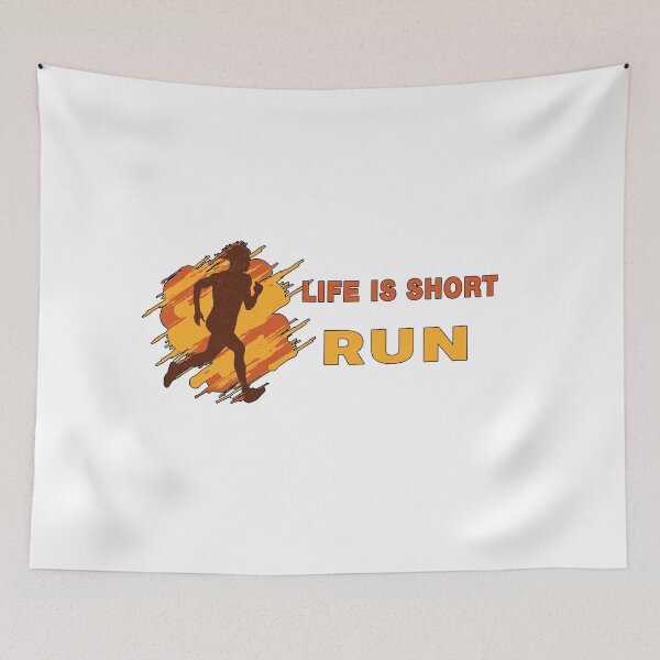 Item preview, Life is Short, Run - A Runners Design designed and sold by Mindful-Designs.
