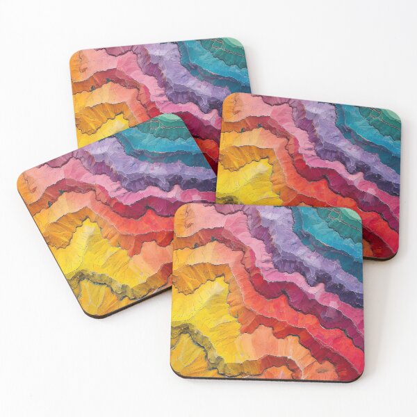 Item preview, Kaleidoscopic Earth Contours - Bird's Eye View designed and sold by EtherealEchoes.