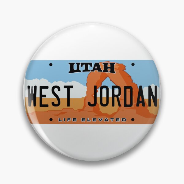 Item preview, West Jordan Utah License Plate designed and sold by Decal Mania.