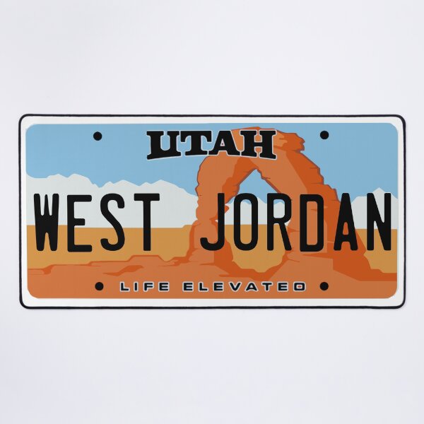 Item preview, West Jordan Utah License Plate designed and sold by Decal Mania.