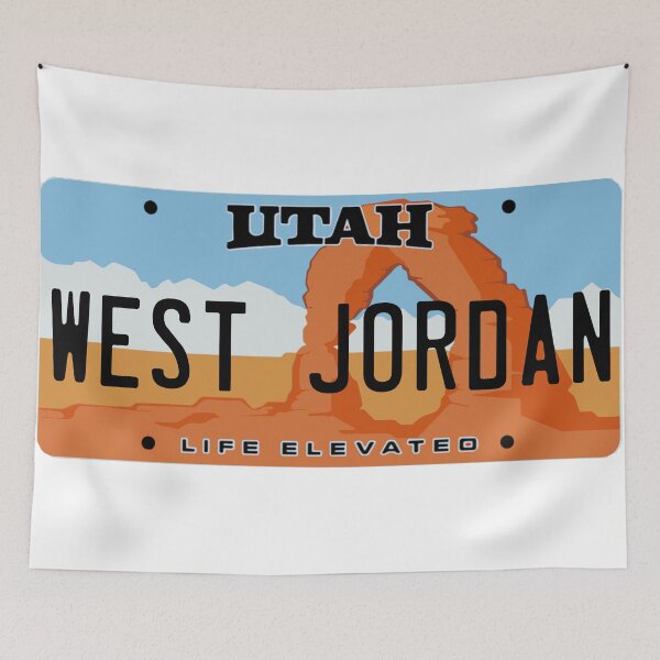 Item preview, West Jordan Utah License Plate designed and sold by Decal Mania.