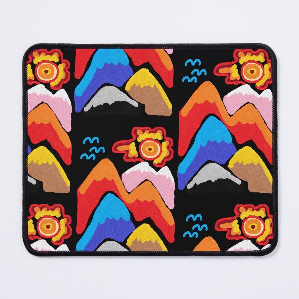 Item preview, a mountainous landscape, oil paint designed and sold by zzzozzo.