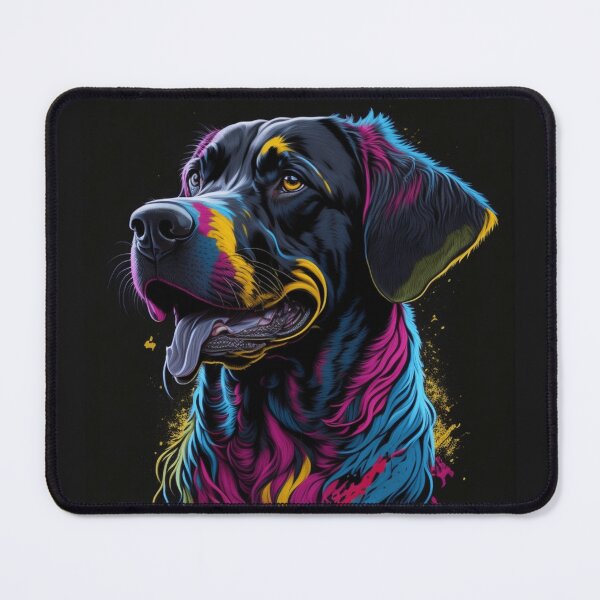 Item preview, Colorful Abstract Art Dog designed and sold by FTS-Studio.