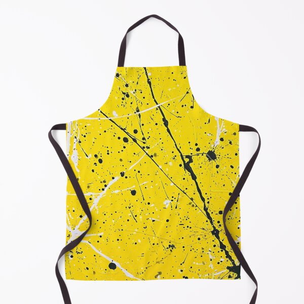 Item preview, Tiled Yellow Paint Splatter Pattern designed and sold by dcrc.