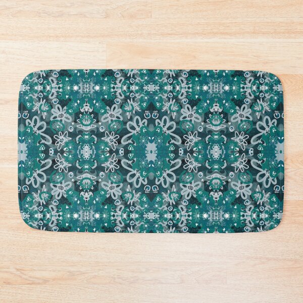 Item preview, Green floral pattern designed and sold by Flowersonstuff.