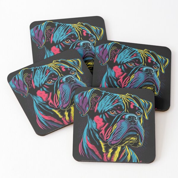 Item preview, Colorful Abstract Art Dog designed and sold by FTS-Studio.