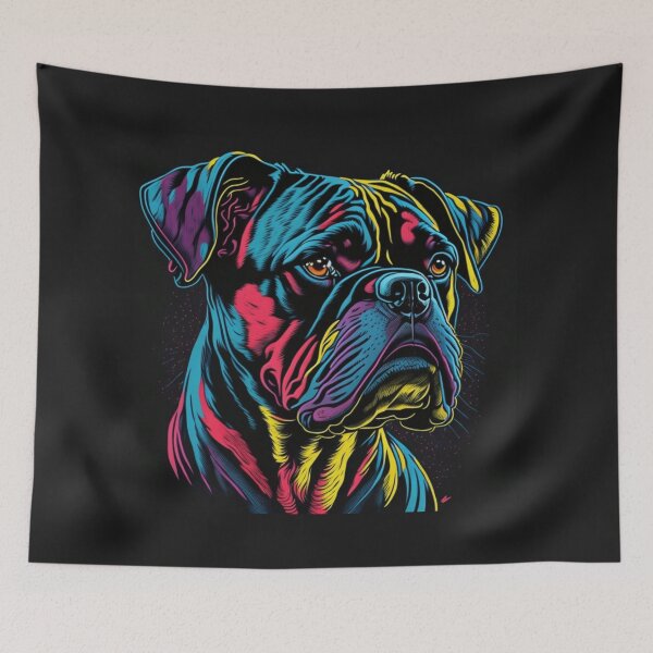 Item preview, Colorful Abstract Art Dog designed and sold by FTS-Studio.