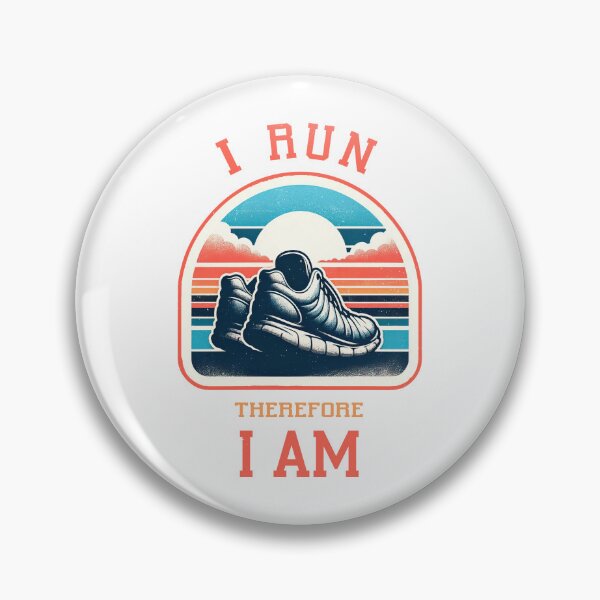 Item preview, I Run, Therefore, I Am - A Runners Design designed and sold by Mindful-Designs.