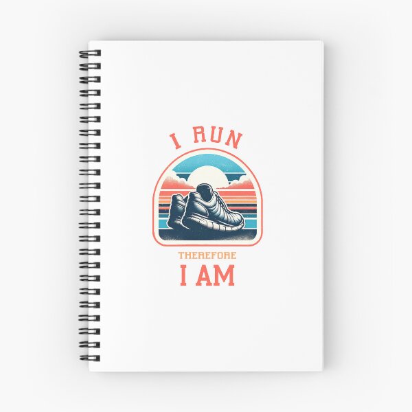 Item preview, I Run, Therefore, I Am - A Runners Design designed and sold by Mindful-Designs.