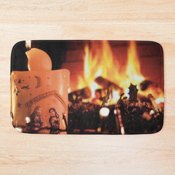 Item preview, Christmas Candle And Fireplace At Home designed and sold by RelaxingEscapes.