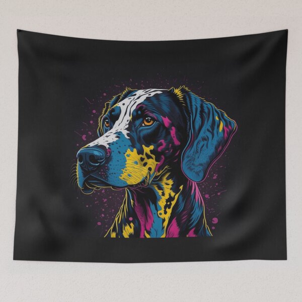 Item preview, Colorful Abstract Art Dog designed and sold by FTS-Studio.