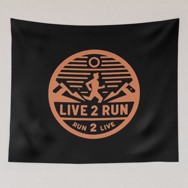 Item preview, Live 2 Run, Run 2 Live - A Runners Design designed and sold by Mindful-Designs.