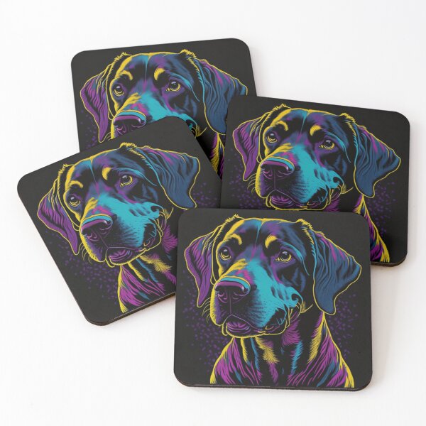 Item preview, Colorful Abstract Art Dog designed and sold by FTS-Studio.