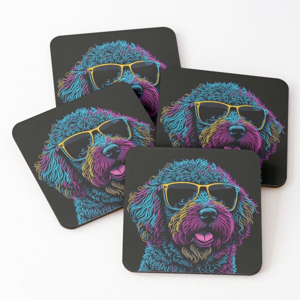 Item preview, Colorful Abstract Art Dog designed and sold by FTS-Studio.
