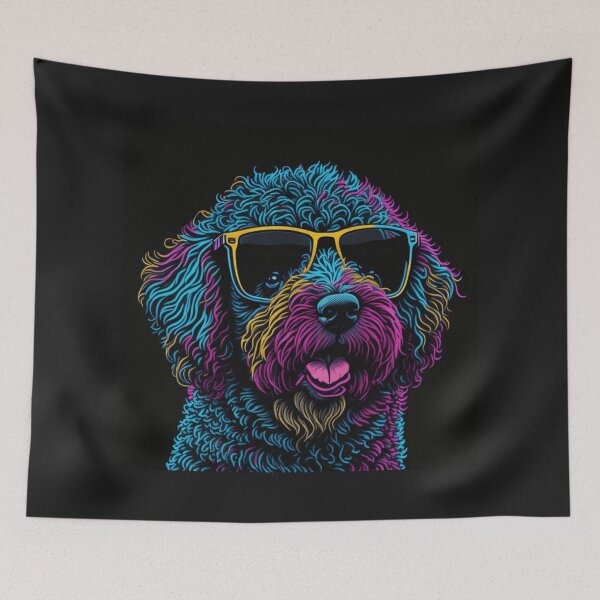 Item preview, Colorful Abstract Art Dog designed and sold by FTS-Studio.