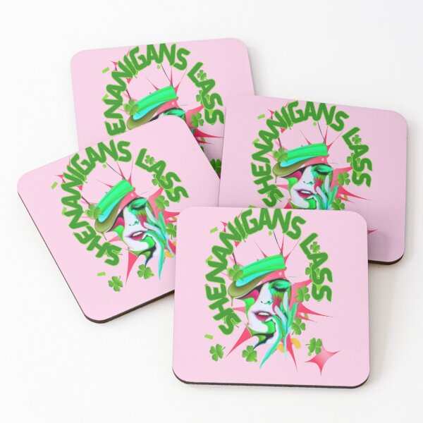 Item preview, Shenanigans Lass, Que comiencen las Shenanigans, Cultura irlandesa Lucky Shamrock, Shenanigans Squad designed and sold by Adri Barnard.