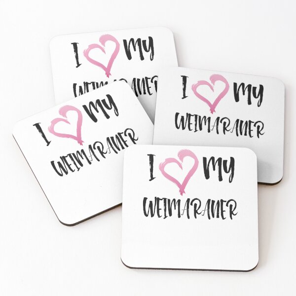 Item preview, I Heart My Weimaraner! Especially for Weimaraner Dog Lovers! designed and sold by rs-designs.