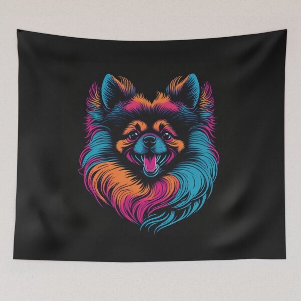 Item preview, Colorful Abstract Art Dog designed and sold by FTS-Studio.