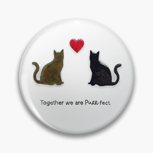 Item preview, Together we are Purr-fect - Anniversary, Valentines, Cats designed and sold by Kirstie Brown Designs.