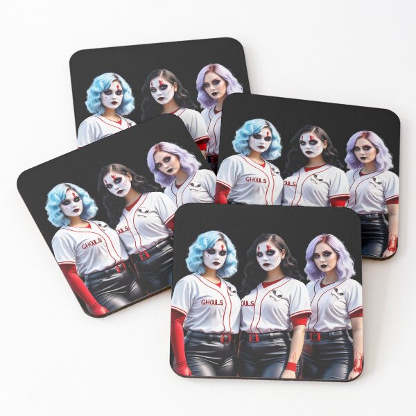 Item preview, Ghouls - Female Baseball Team designed and sold by FatCatStudios.