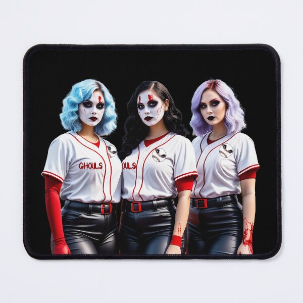 Artikelvorschau, Ghouls – Weibliches Baseballteam entworfen und verkauft von FatCatStudios.