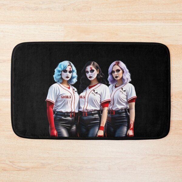 Artikelvorschau, Ghouls – Weibliches Baseballteam entworfen und verkauft von FatCatStudios.