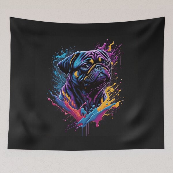 Item preview, Colorful Abstract Art Dog designed and sold by FTS-Studio.