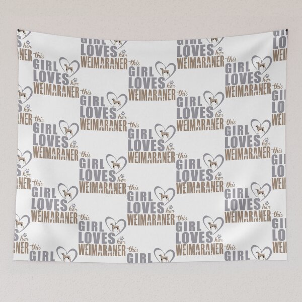 Item preview, This Girl Loves Her Weimaraner! Especially for Weimaraner Dog Lovers! designed and sold by rs-designs.