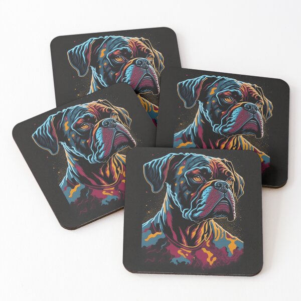 Item preview, Colorful Abstract Art Dog designed and sold by FTS-Studio.